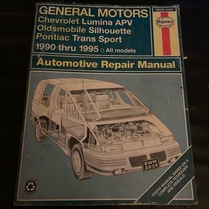 Haynes General Motors lumina, Silhouette 1990-95 auto repair manual 38035 (2035)